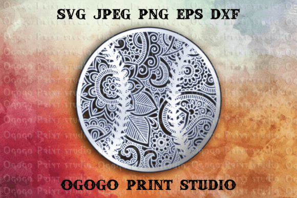 Baseball Svg 3D Layered Mandala SVG