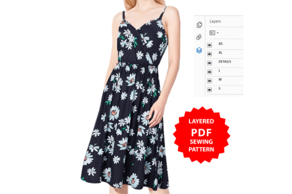 Creating a Custom Bodycon Cami Dress with a PDF Sewing Pattern