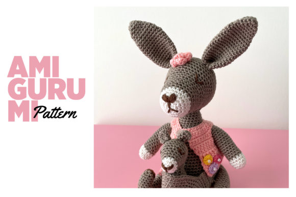 Cute Mom Kangaroo Crochet Pattern – A New Amigurumi Design for Creative Crafting