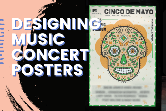 Designing Music Concert Posters: A Creative Journey with Sugar Skull Style