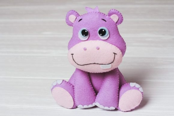 Felt Baby Hippo