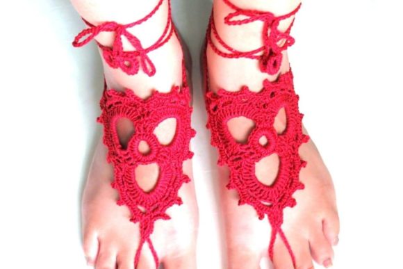 Flower Barefoot Sandals