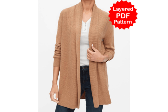 Mastering the Open Front Sweater Pdf Sewing Pattern for Practical Winter Crafting