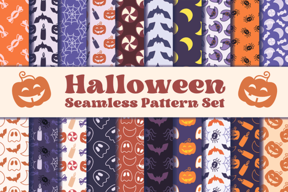 The Spookiest Season is Here: Halloween Seamless Pattern Set Guide