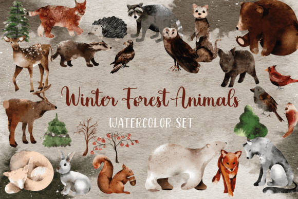 Winter Forest Animals Watercolor Set: A Strategic Tool for Creativity and Communication